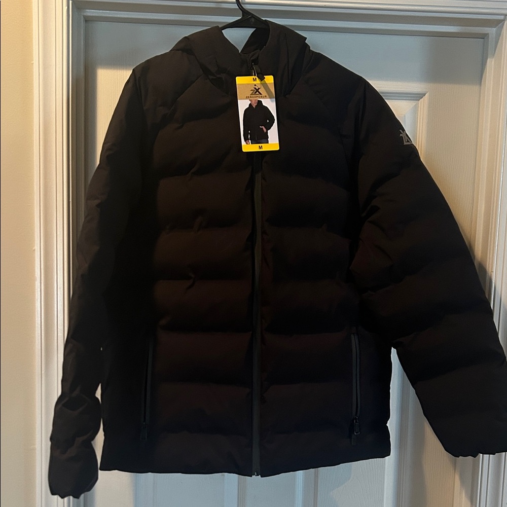ZeroXposur Black Hooded Jacket Men’s medium